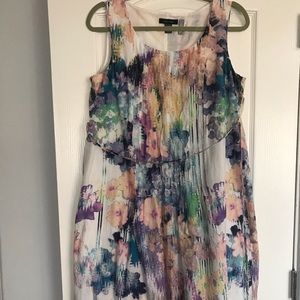 Watercolor Maternity Dress
